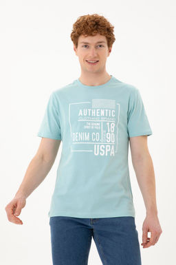 Мужская футболка водно-зеленого цвета - U.s. polo assn фото 10