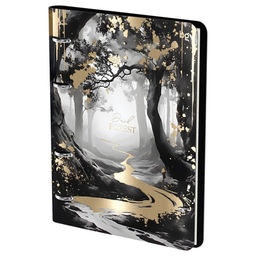 Тетрадь 120л. на кольцах "Dark forest", сменный блок (N4r120 59507, "BG") обложка иск. кожа