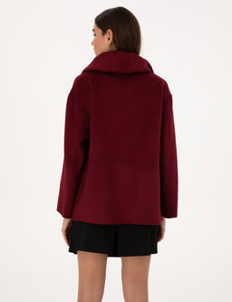 Bordo Comfort Fit Y_n Kar___ml_ Ka_e Kaban