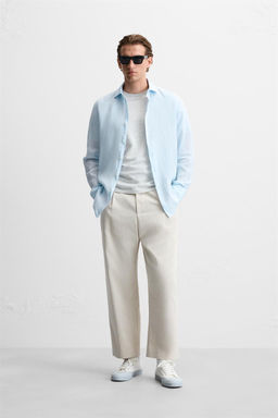 100% LINEN SHIRT - Zara фото 9