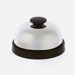 Звонок настольный Ring-ring, 4.5 х 7.5 см, серебро