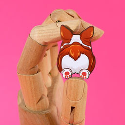 Цена за 2 шт. Значки деревянные, неразлучники Одно приключение, 2 шт., 8?12 см