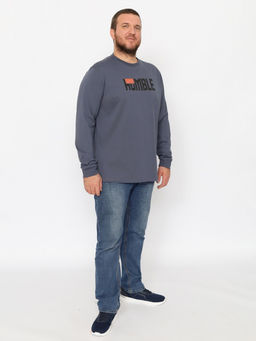 CRB wear/CWLM 60326-48 Джемпер мужской,темно-серый/Ex.Cherubino  фото 2