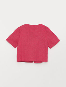 Bisiklet Yaka K?sa Kollu K?z ?ocuk Ceket - Waikiki фото 2