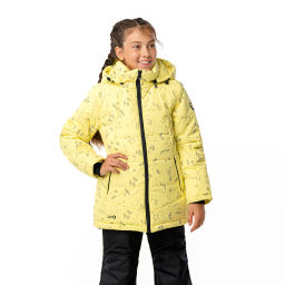 RODOS Куртка для девочки мембрана зима М-283 (Куртка) Жёлтый