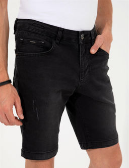 Siyah Slim Fit Jean _ort