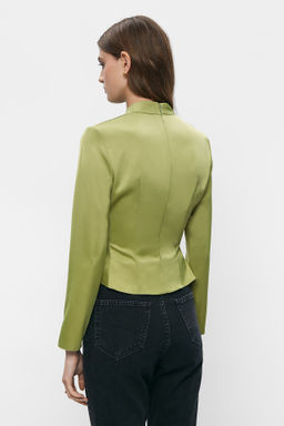 Блуза из сатина - Mollis фото 4