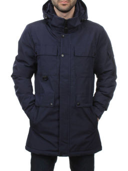 2185 DK. BLUE Куртка мужская зимняя облегченная (130 гр. холлофайбер)