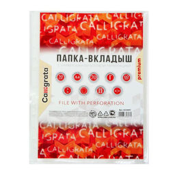 Файл-вкладыш А4, 60 мкм, Calligrata, плотные, глянцевый, вертикальный, 50 штук фото 3