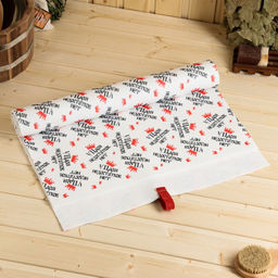 Коврик-лежак для бани У Царя недостатков нет, 150 х 50 см, белый - Simaland фото 3