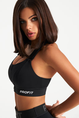 Спортивный топ с регулировкой, черный, tb.220.001 - Profit фото 7