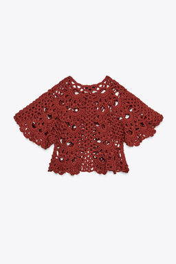 CROCHET CARDIGAN - Zara фото 6