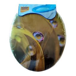 Сиденье мягкое с рис./без рис.Европласт Либеро, Океан,VANNA LUX, Soft Seat арт. КР008, КР009 - Полимербыт фото 2