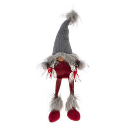 Игрушка набивная "Гном", L22 W14 H62/41 см, 2в.