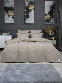 Muslin & Satin Solid color (латте) комплект