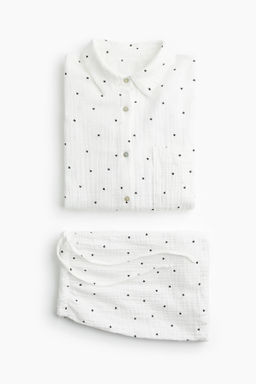 Camisa y pantal?n corto de pijama - H&m фото 14
