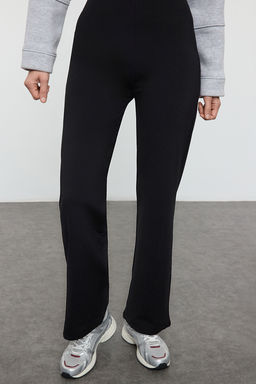 Siyah S?cak Tutan Ici Sardonlu K?sl?k Dalg?c/Scuba Kumas Orme Spor Esofman Alt? THMAW25EA00009 - Trendyolmilla фото 3