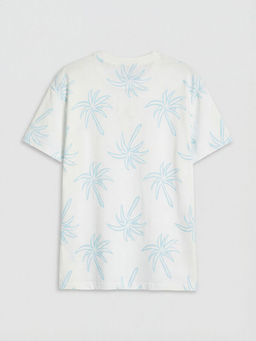 Palmiye Desenli Erkek ?ocuk Ti??rt