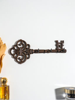 Крючки декоративные чугун "Ажурный ключ" 27,2х12х3,5 см