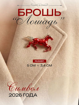 Брошь Символ 2026 года