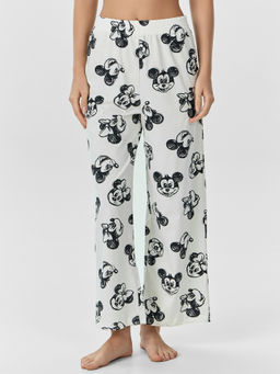 Комплект домашний женский кремовый с принтом Микки Маус - Mark formelle фото 4