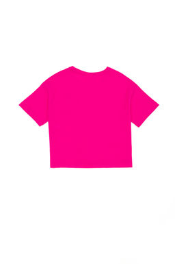 U. S. Polo Assn Футболка цвета фуксии для девочек с круглым вырезом - U.s. polo assn фото 2