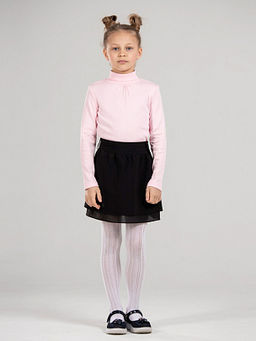 CRB wear/CWJG 63187-27 Водолазка для девочки,розовый/Ex.Cherubino  фото 2