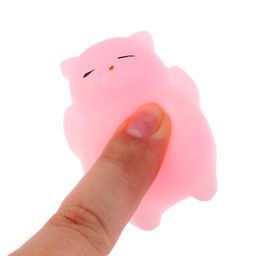 Цена за 15 шт. Антистресс сквиш мялка «Котики», в банке, МИКС