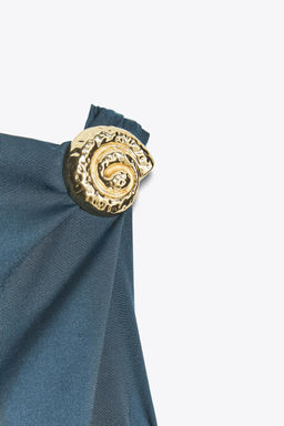 SHELL POLYAMIDE DRESS - Zara фото 6