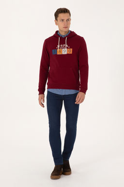 Erkek Bordo Sweatshirt - U.s. polo assn фото 4