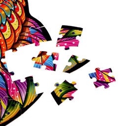 Пазл фигурный в рамке «Рысь», 108 деталей