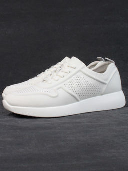 05-PDL195-6-1 LT. BEIGE Кроссовки женские (натуральная кожа) - Фабричный китай фото 4