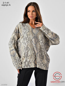 Женская кофта в больших размерах - Bruno фото 3