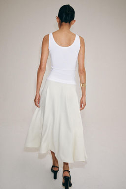 FALDA MIDI CAPA ZW COLLECTION / Crudo - Zara фото 5