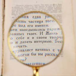 Лупа классическая золотая с камнем, кратность 2, линза 65 мм - Simaland фото 3