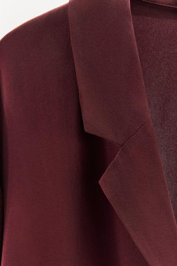 SILK PYJAMA SHIRT - Zara фото 8