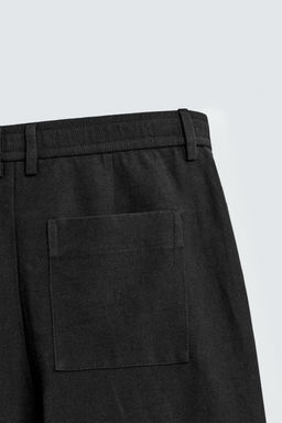 COTTON/LINEN SUIT TROUSERS - Zara фото 10