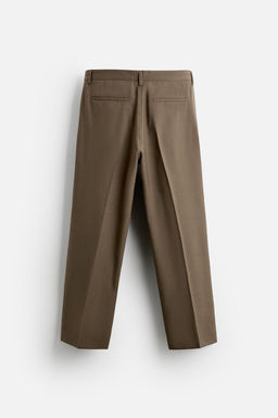 STRAIGHT-LEG WOOL BLEND TROUSERS - Zara фото 7