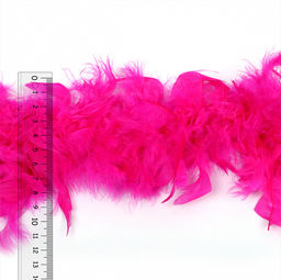 Боа - перо TBY арт.50-17 цв.ярк.розовый уп.2м