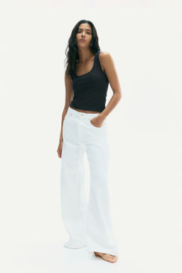 Top sin mangas en microfibra - H&m фото 6