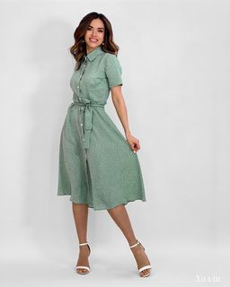 Платье Холли (оливковый)