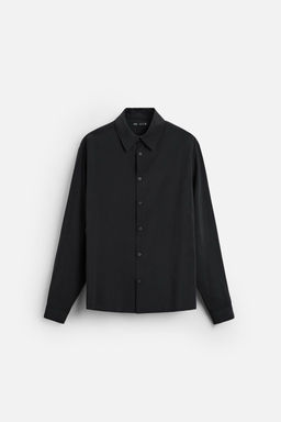 FLOWING MODAL BLEND SHIRT - Zara фото 7