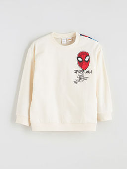 Spider-Man Bask?l? Erkek ?ocuk Sweatshirt