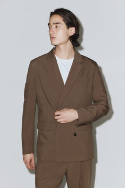 Americana de traje Wrinkle Resistant Relaxed Fit - H&m фото 3