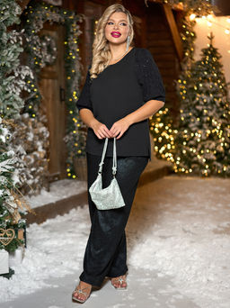 Футболка 0208-2 чёрный - Dora фото 146