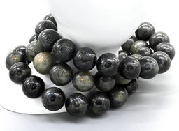 Браслет из Лабрадора шарик 13мм