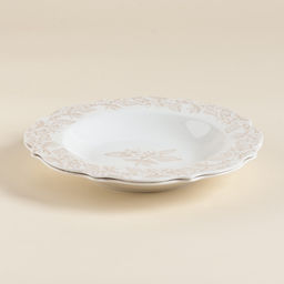 Тарелки глубокие SL Home «Аманде», d=23 см, 300 мл, набор 2 шт., фарфор, белые