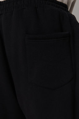 Siyah Buyuk Beden Regular/Normal Kesim Lastik Paca Jogger Polarl? Esofman Alt? TMNAW24AJ00002