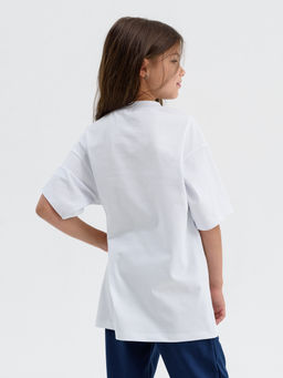 Футболка Оверсайз белая 2241 (1) - Росхалат фото 5