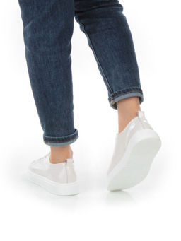 05-HY21-1D LT. BEIGE Кроссовки женские (натуральная кожа)